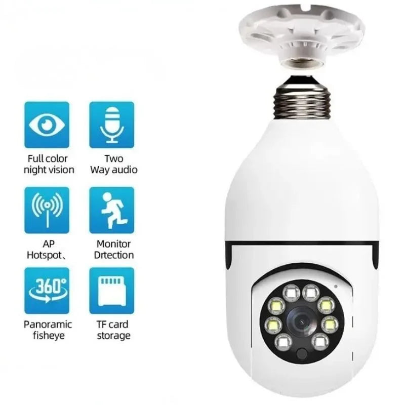 Speed-X Bulb Camera 360° Panoramic Security Camera