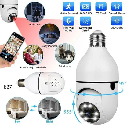 Speed-X Bulb Camera 360° Panoramic Security Camera