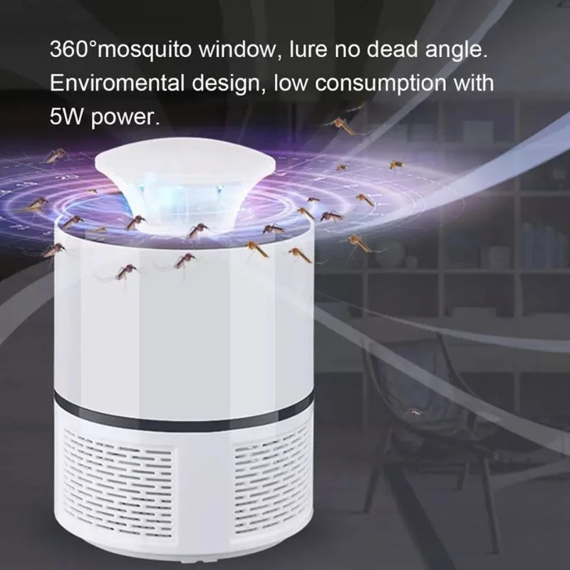 Mosquito Trap Lamp  UV LED Insect Killer with Suction Fan
