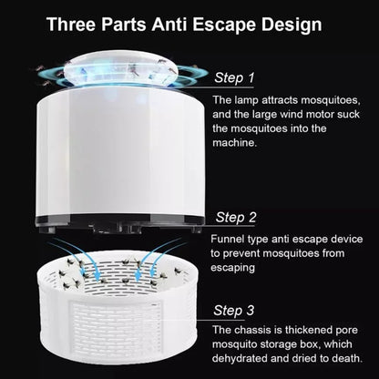 Mosquito Trap Lamp  UV LED Insect Killer with Suction Fan