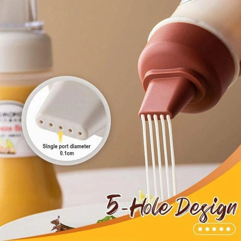 5 Hole Squeeze Sauce Bottle