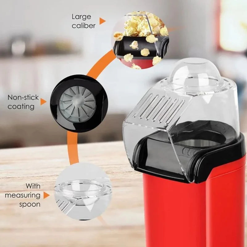 Oil Free Mini Popcorn Maker Home & Kids