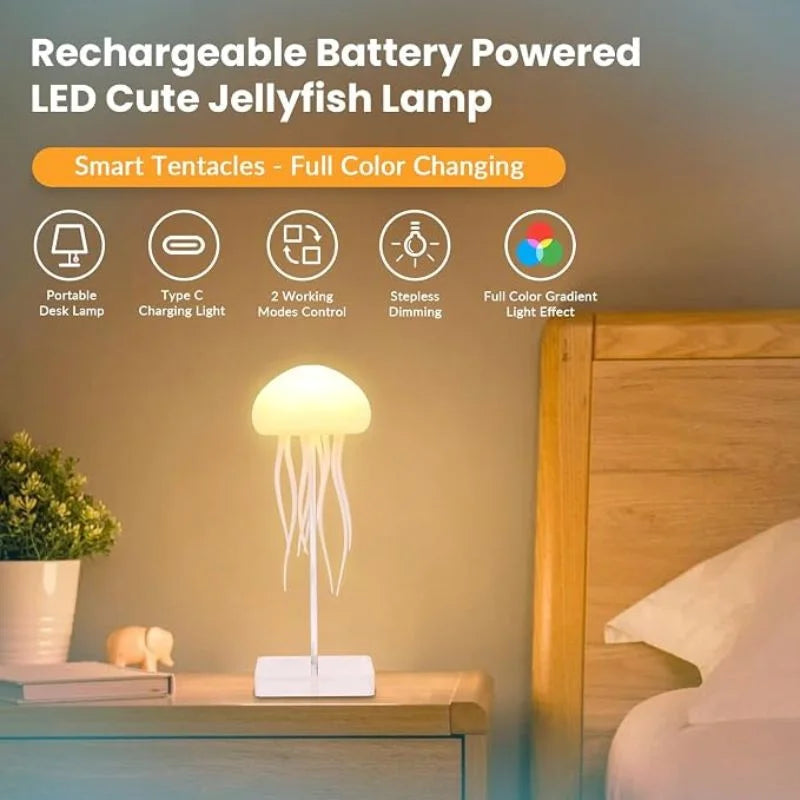 LED Jellyfish Lamp RGB Mood Light