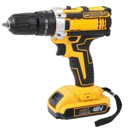 Cordless Drill Machine Kit with 2  Batteries  & 26 Accessories